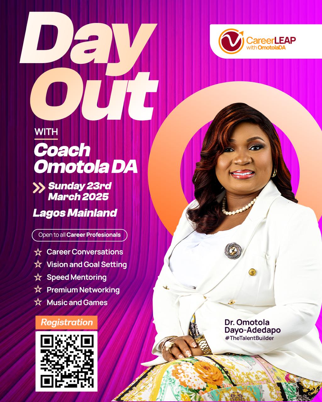 Day Out with Coach Omotola DA - Sunday 23rd March 2025