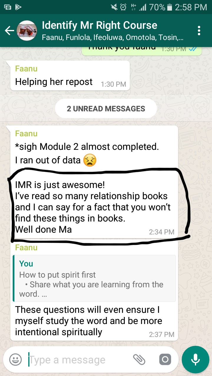 Customer review 1