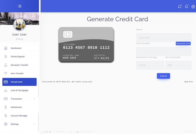 Online Banking Script with SMS Alert