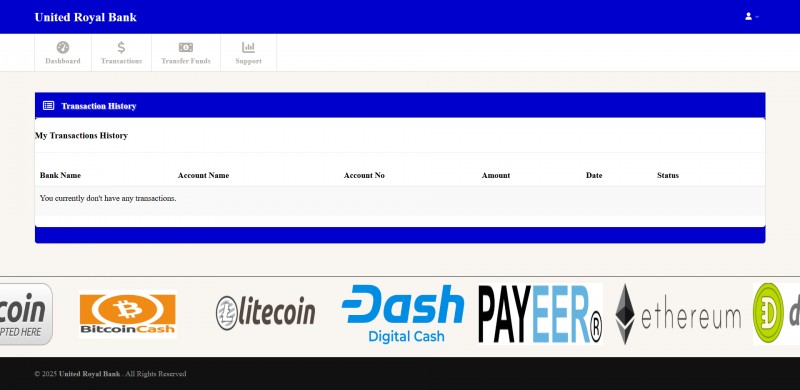 Online Banking System PHP Script - US OLD CAB BANKO