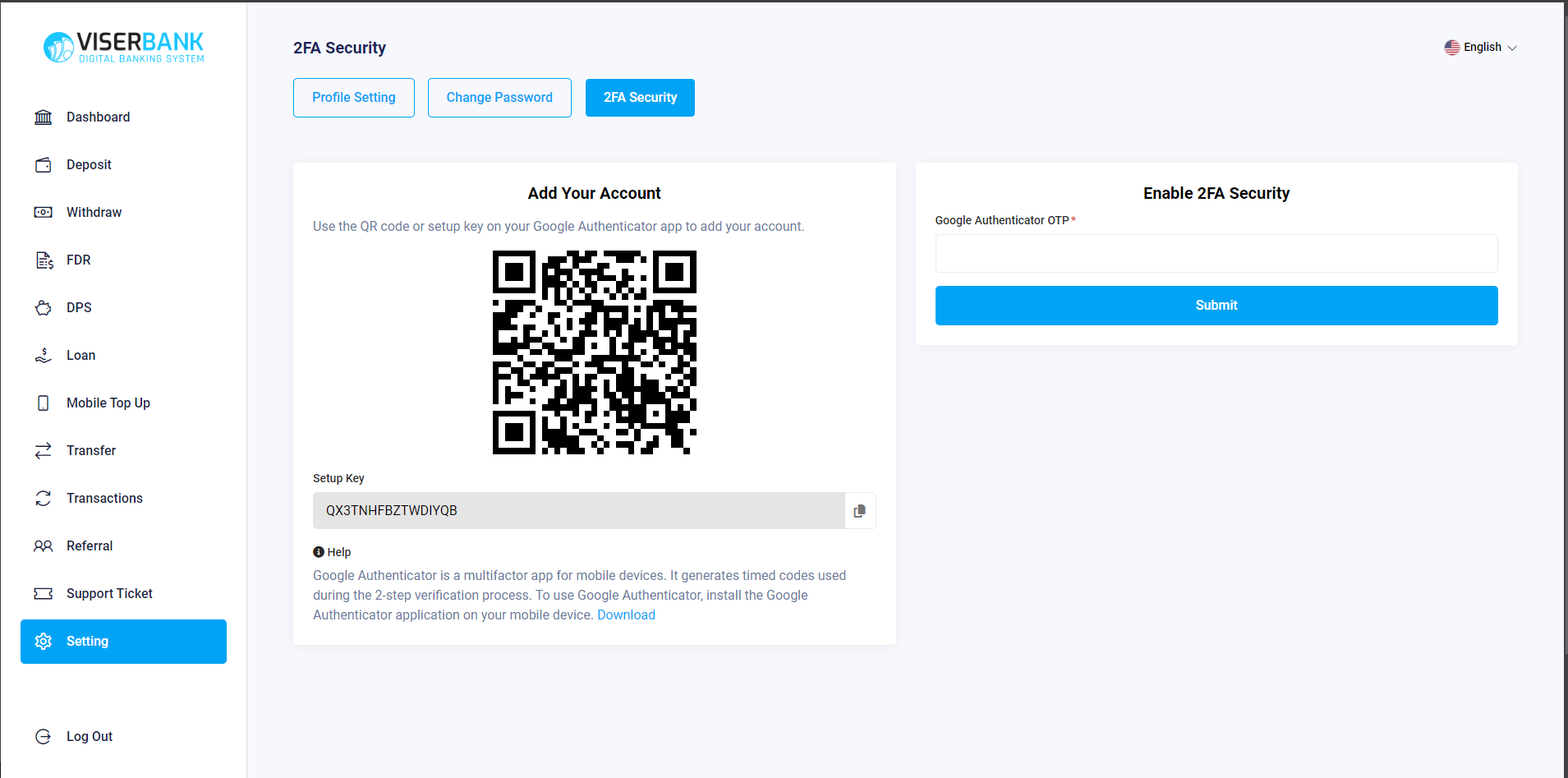ViserBank - Digital Banking System PHP Script