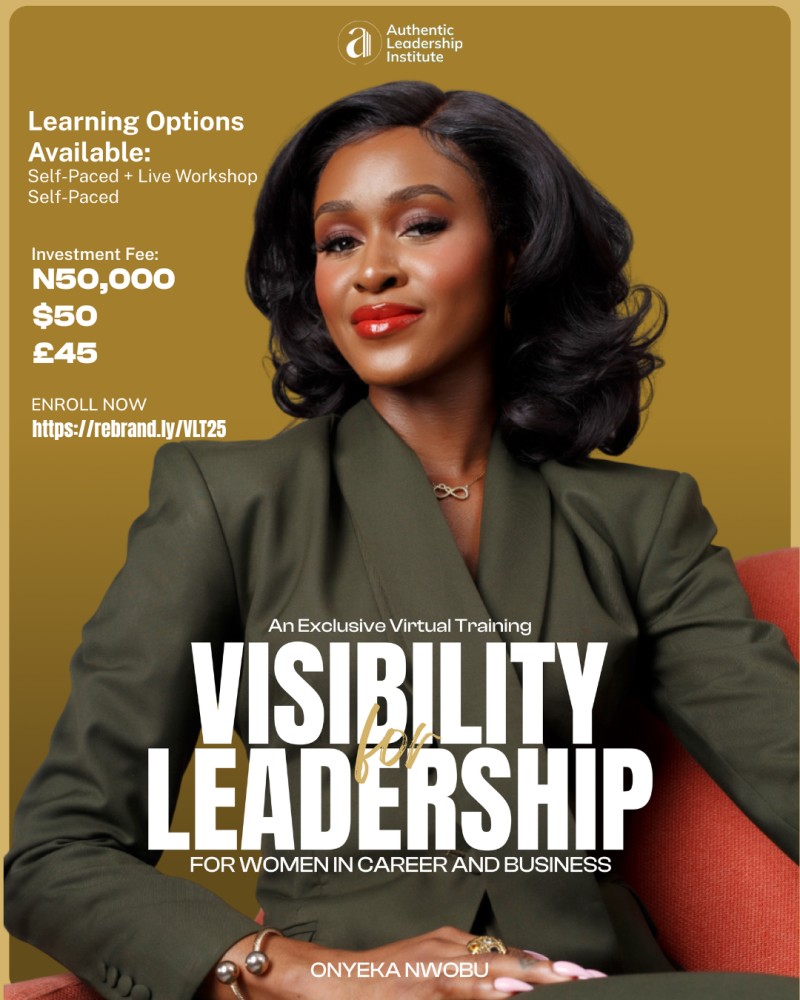 Visibility for Leadership | An Exclusive Virtual Training by Onyeka Nwobu