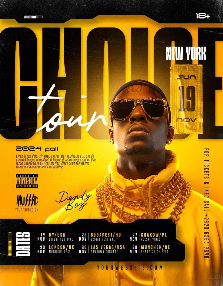 Concert/ Tour Flyer Design
