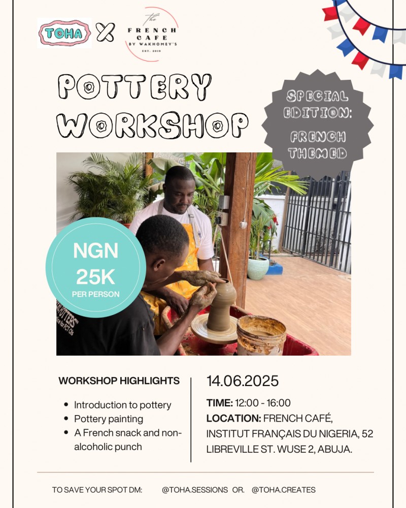 French Themed Pottery Workshop