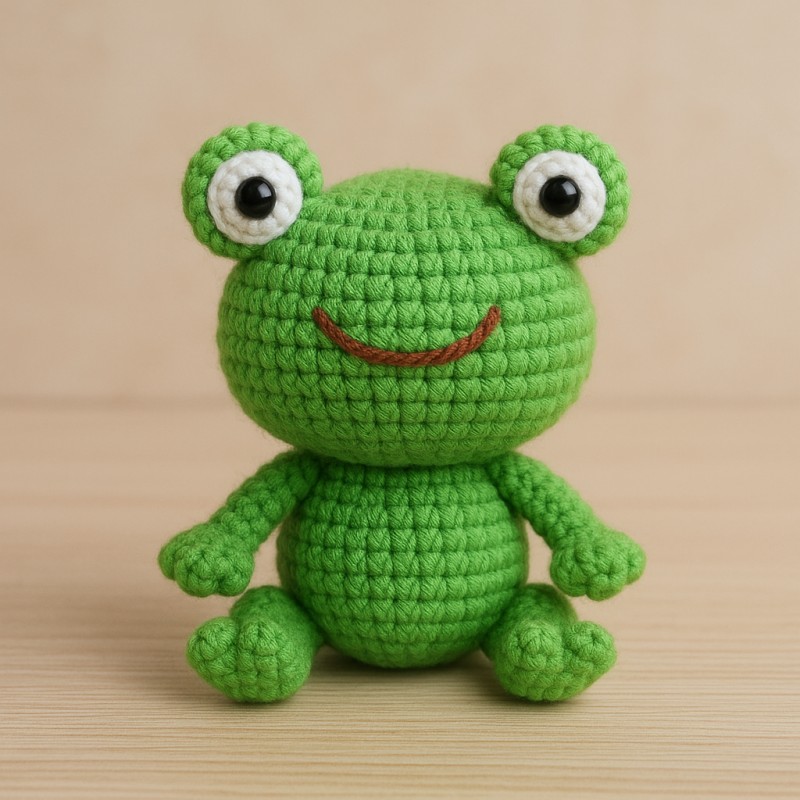 "Crochet Me a Frog!" – Beginner-Friendly Plush Pattern