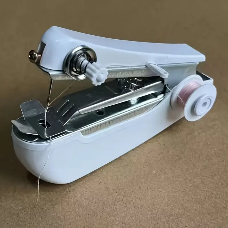 Small Portable Sewing Machine – Handheld Manual Stitch Tool for Clothes, Patches & DIY Projects
