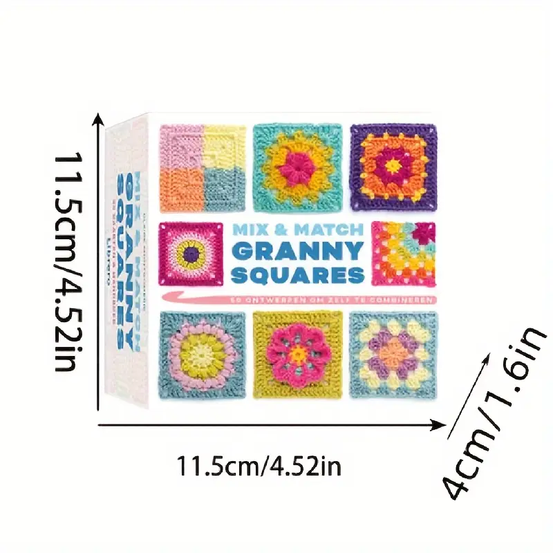 The Granny Square Card Deck by Claire Montgomerie | 50 Mix & Match Crochet Patterns