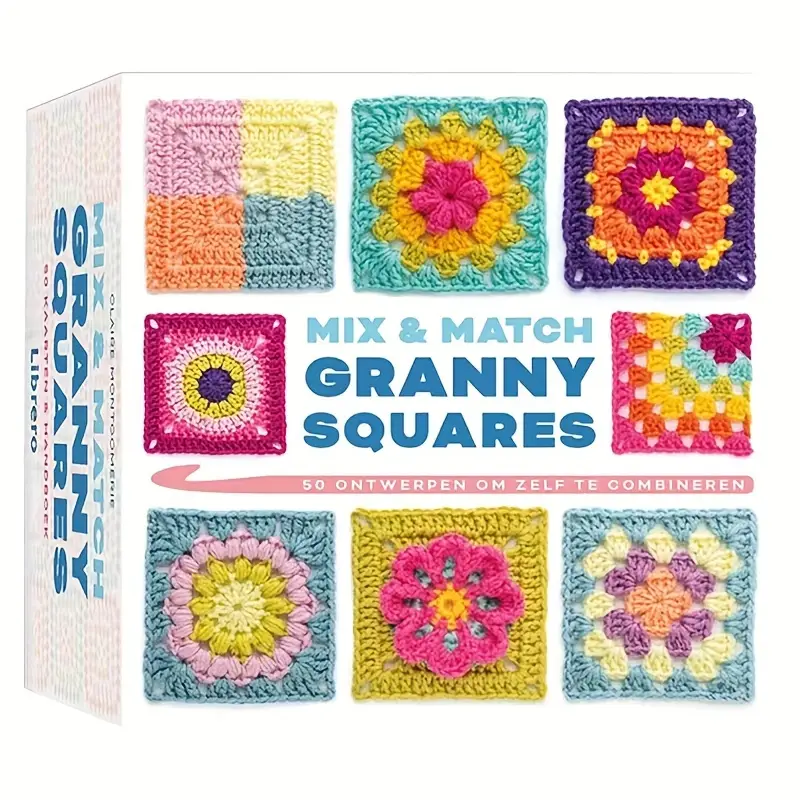 The Granny Square Card Deck by Claire Montgomerie | 50 Mix & Match Crochet Patterns