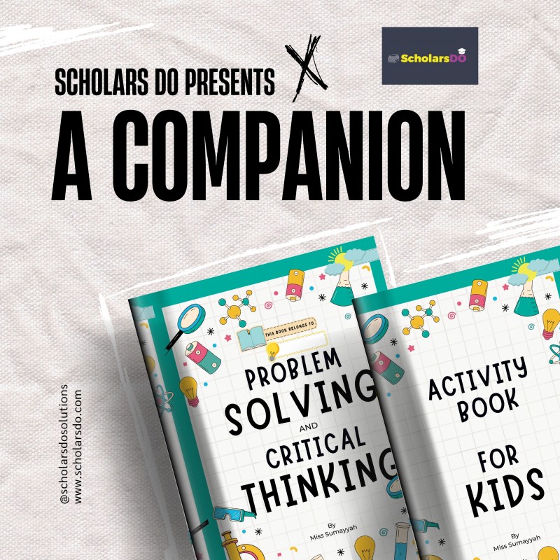 Problem Solving and Critical Thinking Activity Book For Kids
