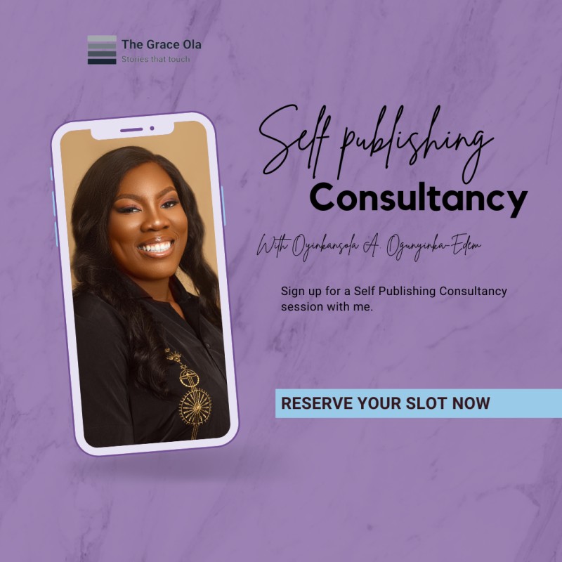 Self Publishing Consultation With Oyinkansola Ogunyinka Edem