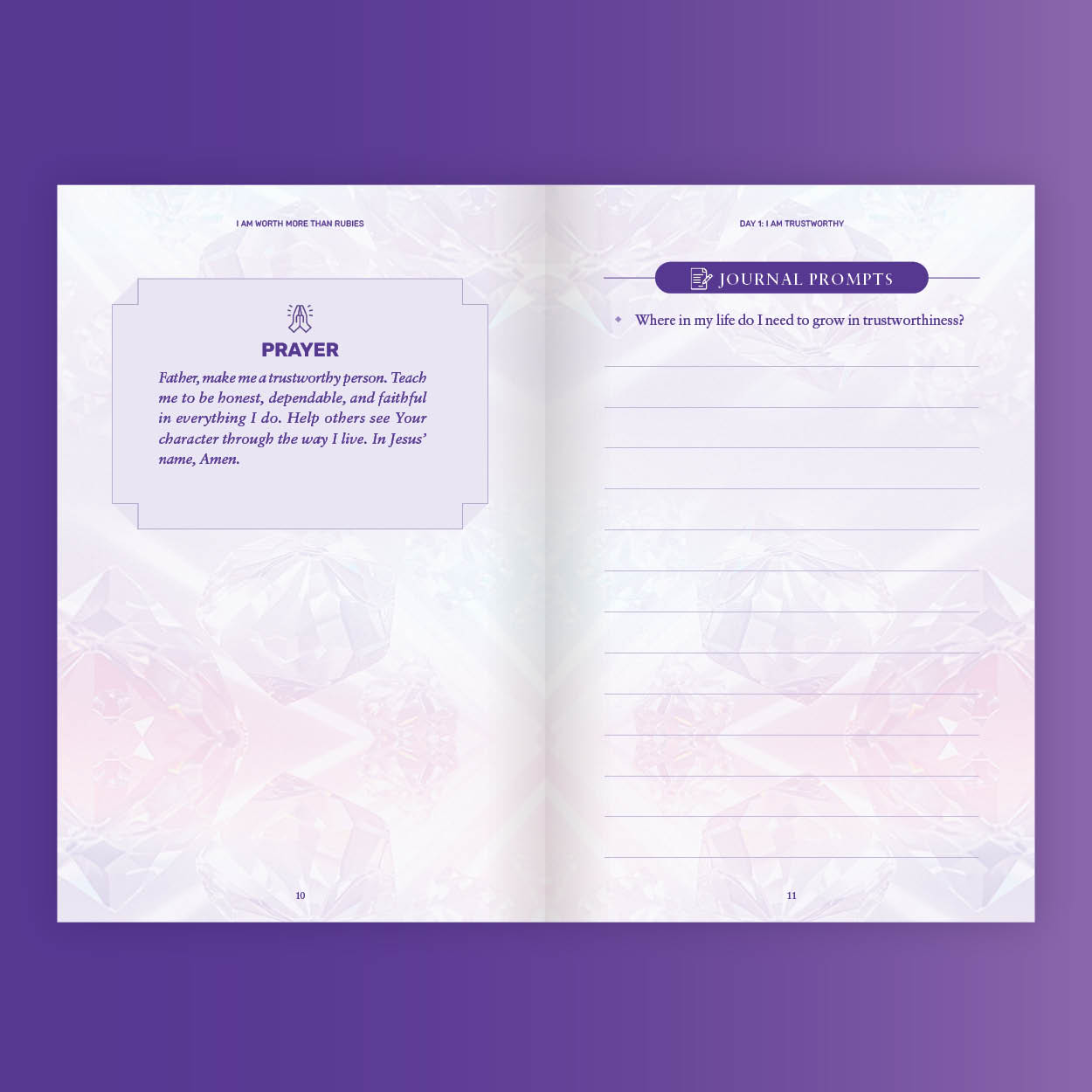 I Am Worth More Than Rubies: A 28-Day Devotional Journey into Identity, Value, and Purpose