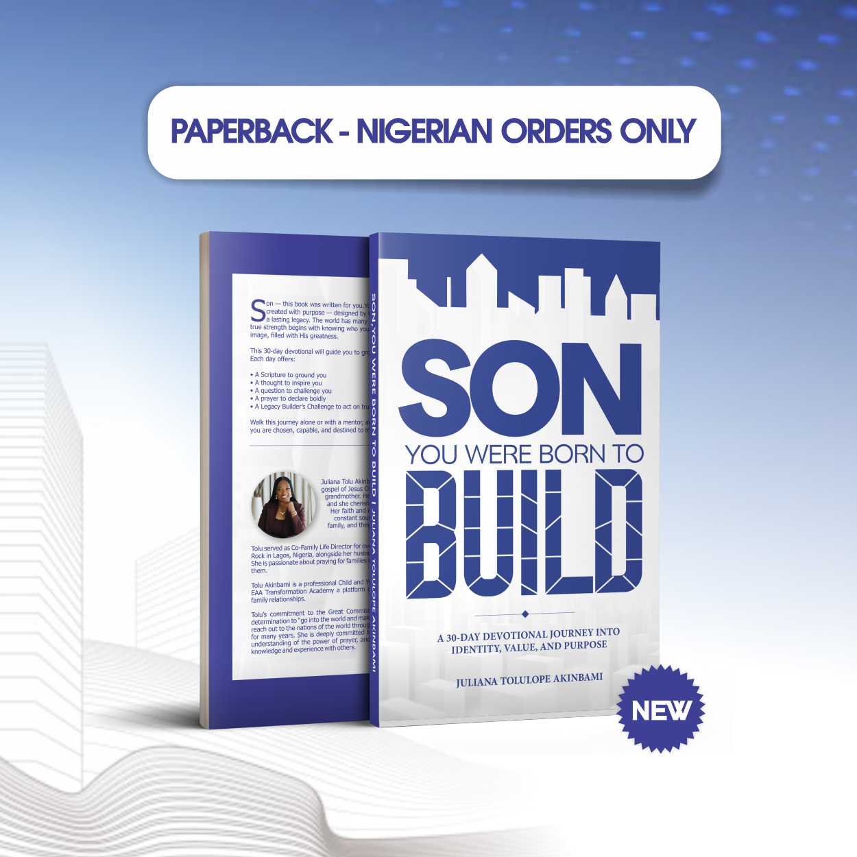 *Nigerian Orders Only* Born To Build - A 30-Day Devotional Journey Into Identity, Value, and Purpose