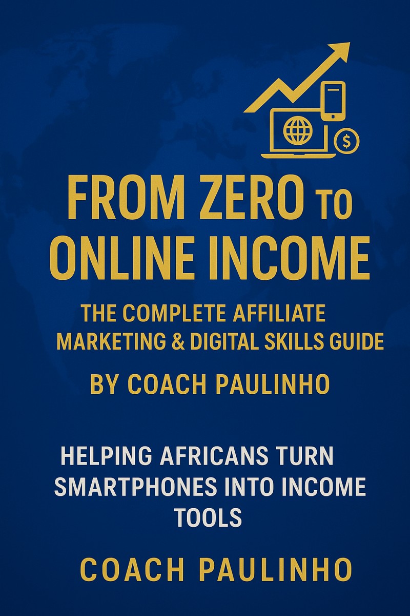 FROM ZERO TO ONLINE INCOME The complete affiliate marketing and digital skills guide.