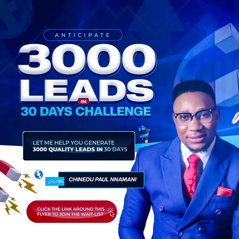 3000 QUALITY LEADS IN 30 DAYS CHALLENGE