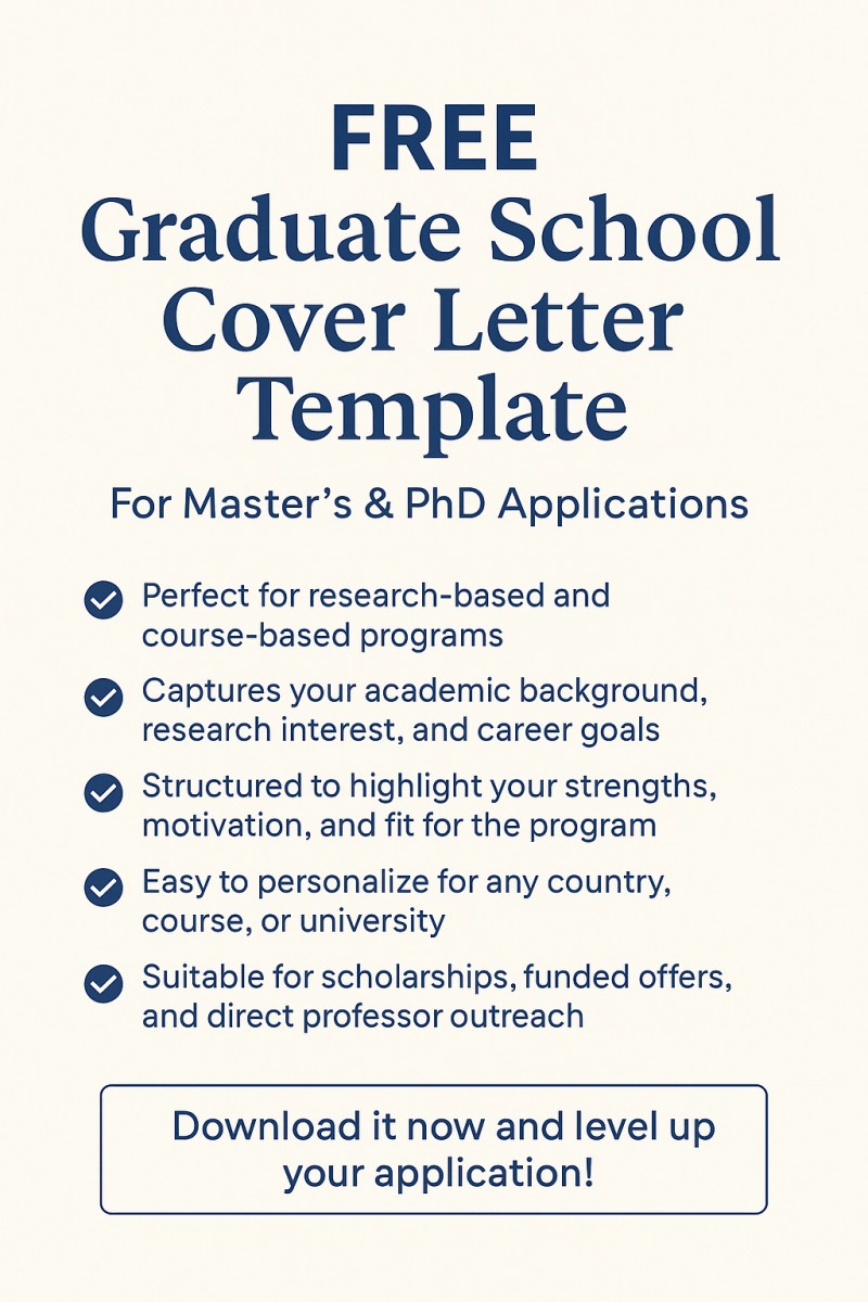 My Cover Letter that Landed me Full Scholarship