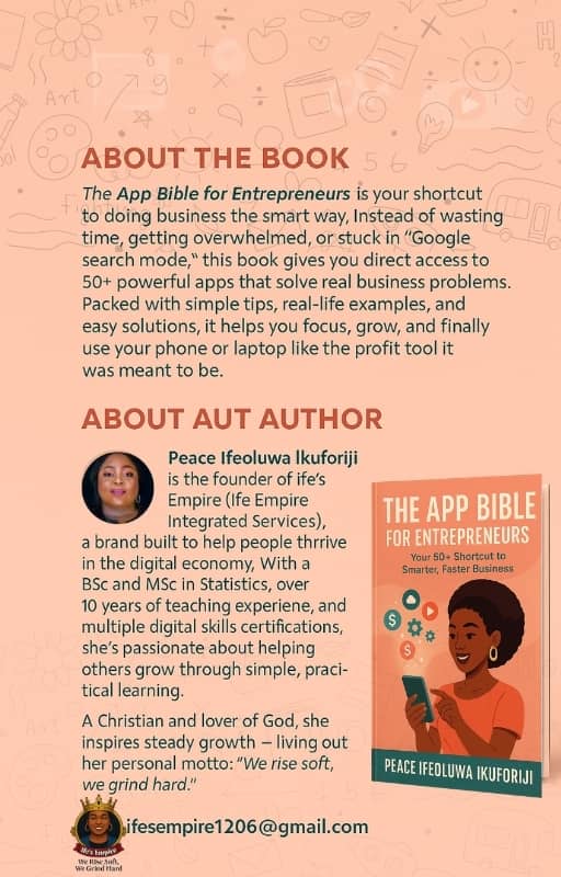 THE APP BIBLE FOR ENTREPRENEURS