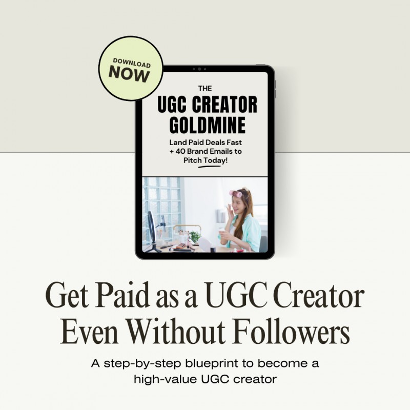 The UGC Creator Goldmine Land Paid Deals + 40 Brand Emails Inside