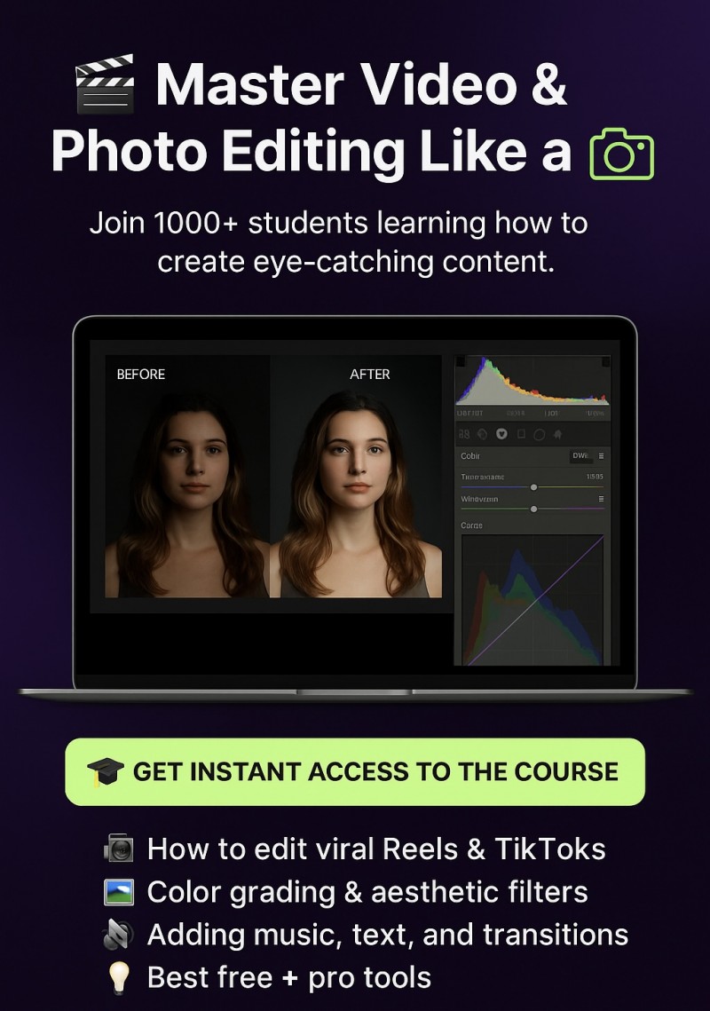 MOBILE VIDEO AND PHOTO EDITING COURSE