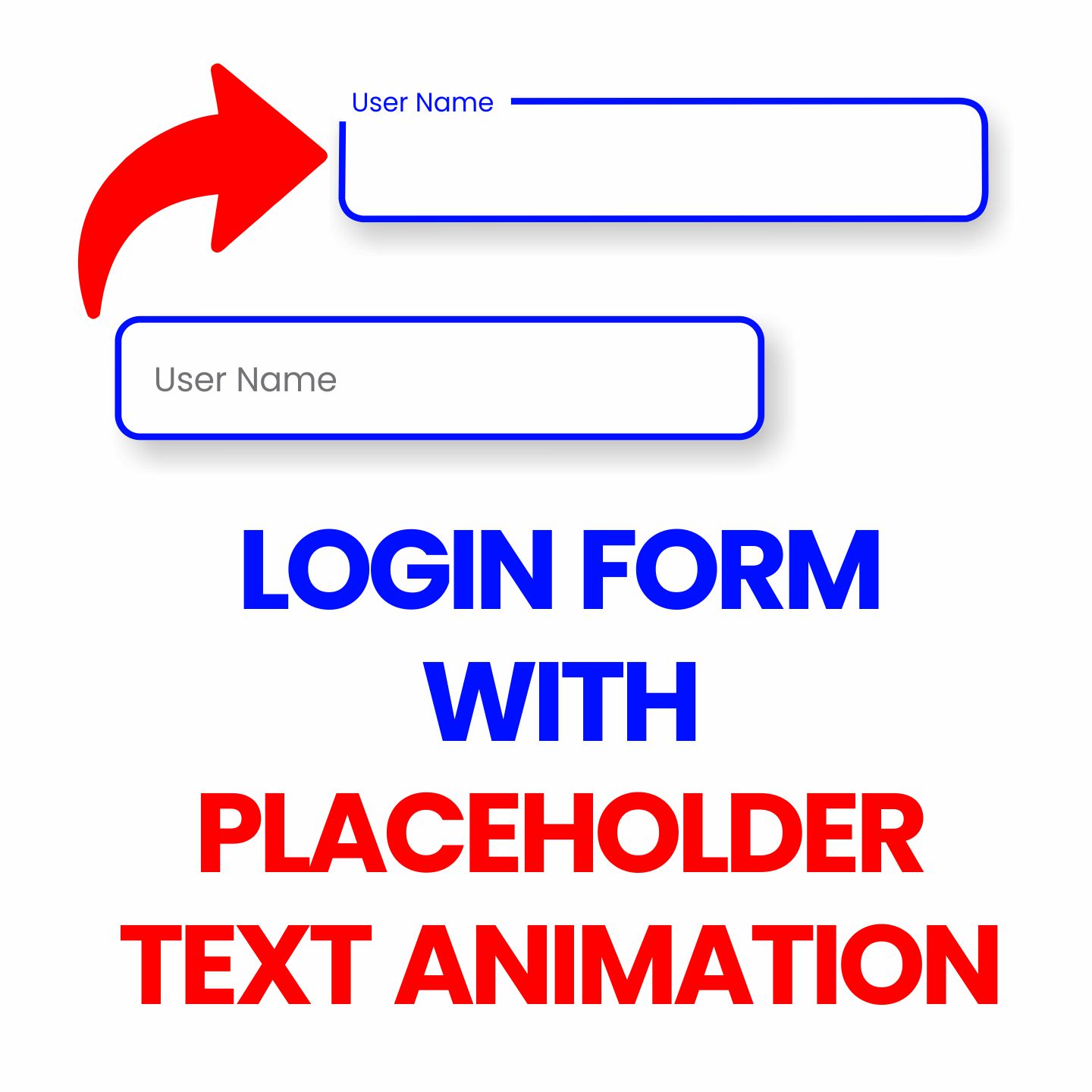 Login Form With Placeholder Text Animation