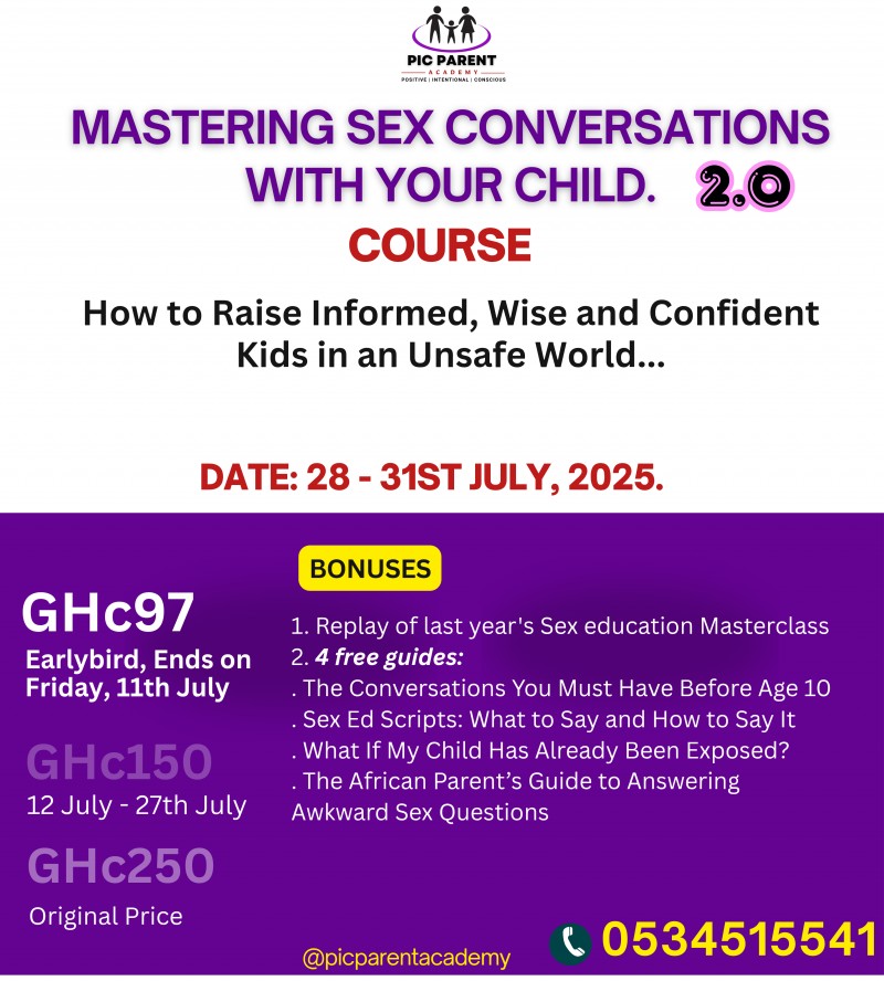 MASTERING SEX CONVERSATIONS WITH YOUR CHILD COURSE