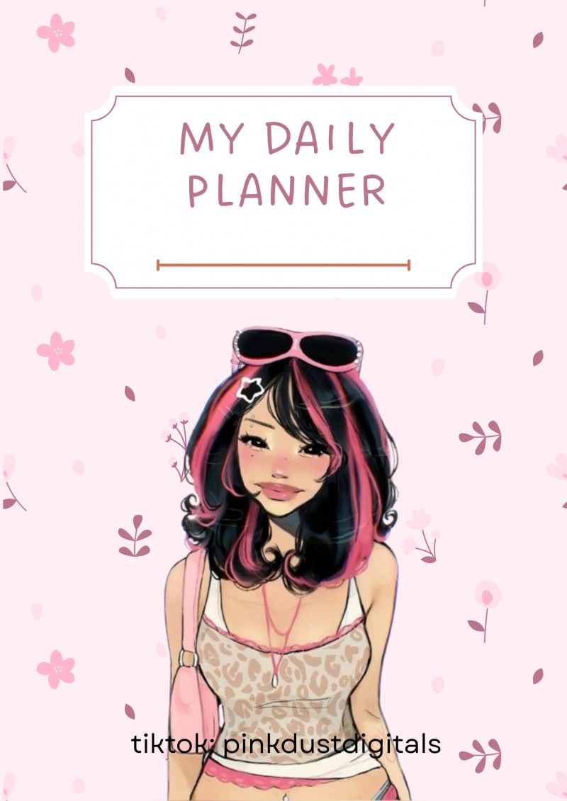 Daily Digital Planner for iPad – All-in-One Aesthetic Life Organizer for Girls (GoodNotes Ready)