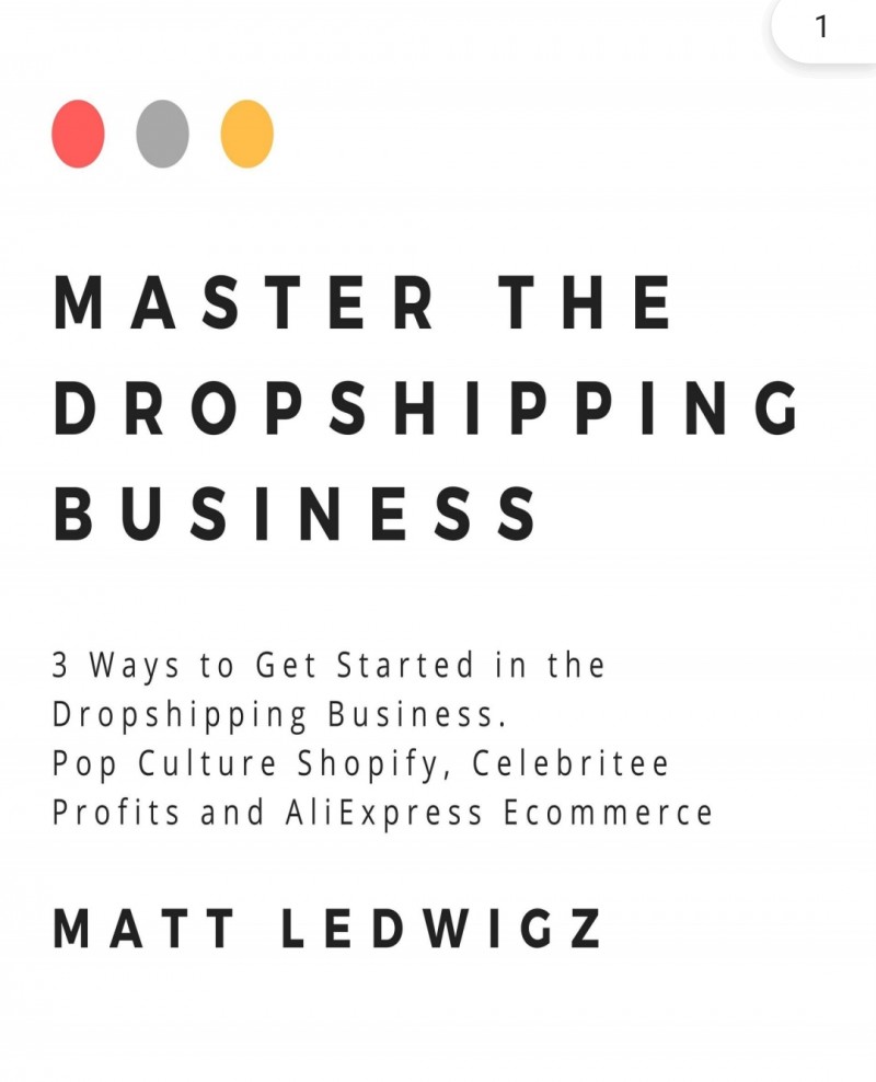 Buy Master the drop shipping business by A BETTER LIFE on Selar