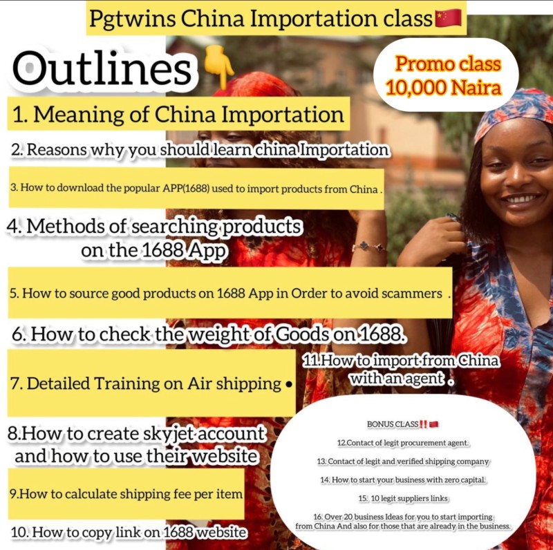 PGTWINS CHINA IMPORTATION PROMO CLASS