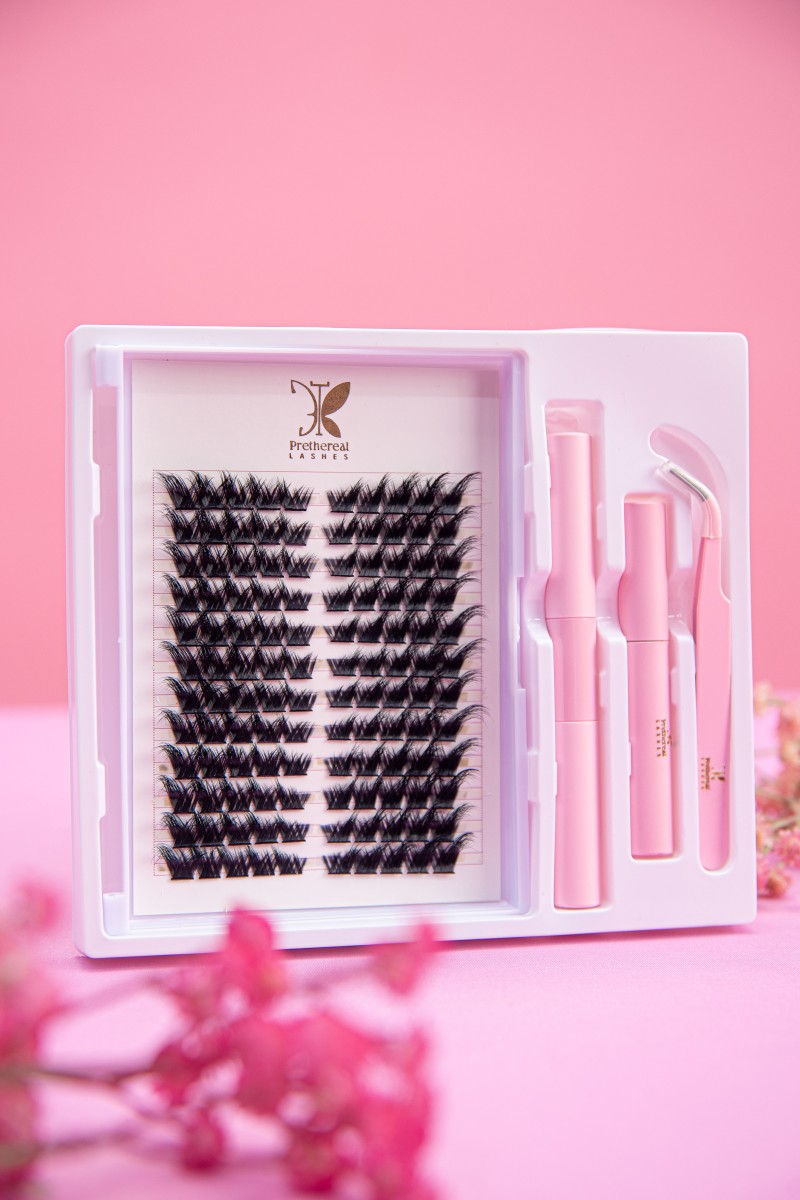 ✨ Prethereal Muse – Signature Cluster Lash Set