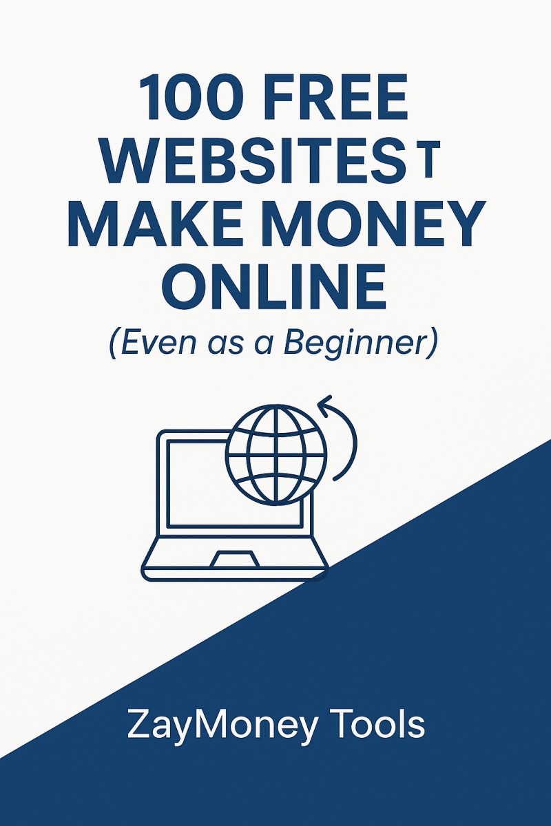 100 Websites to Make Money Online Checklist