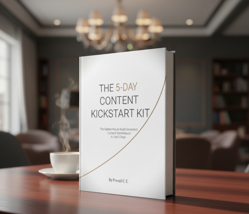 The 5-Day Content Kickstart Kit - The Fastest Way to Build Consistent Content Momentum in Just 5 Days, Even If You Have Zero Followers