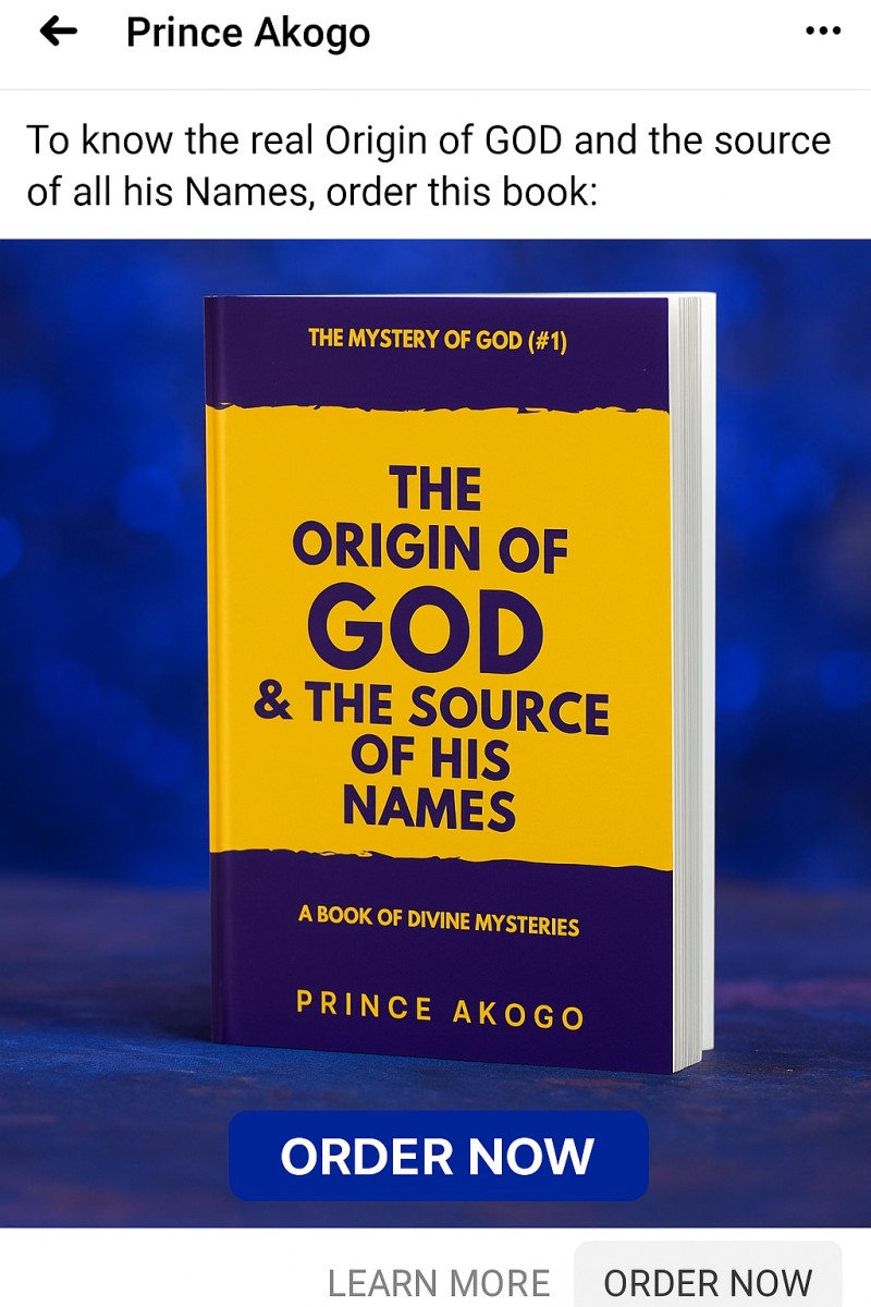 THE ORIGIN OF GOD AND THE SOURCE OF HIS NAMES