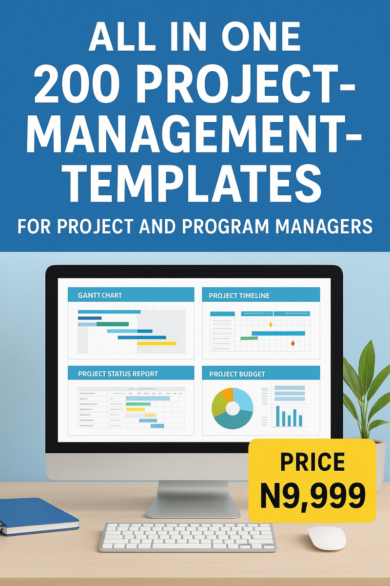 All in one 200-Project-Management-Templates for Project and Program Managers