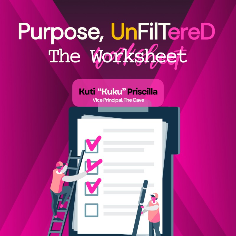 Purpose Unfiltered - The Worksheet