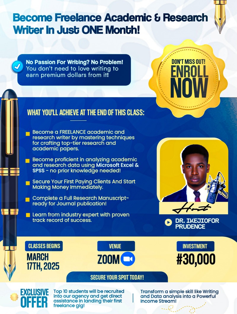 Freelance Research and Academic Writing Masterclass
