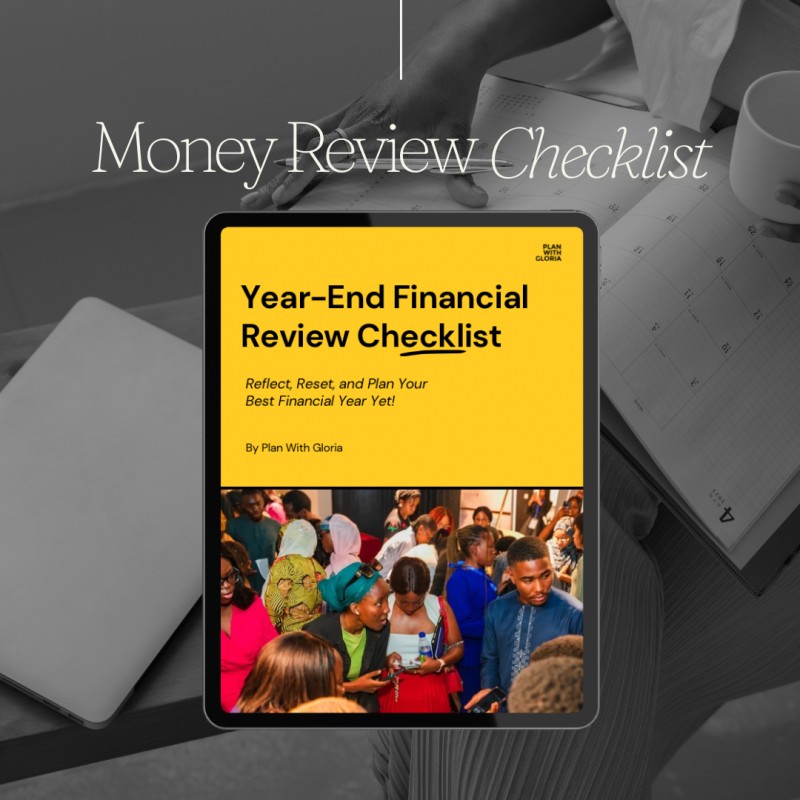 Money Review & Planning Checklist