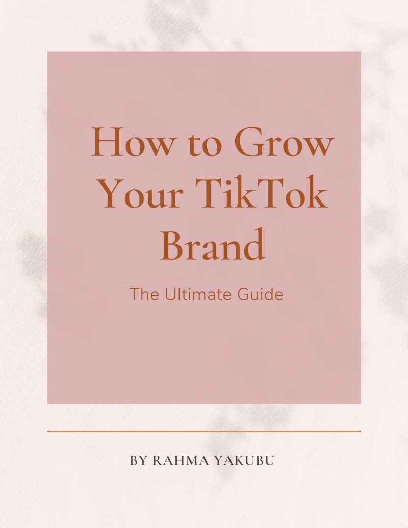 How to grow your tiktok brand