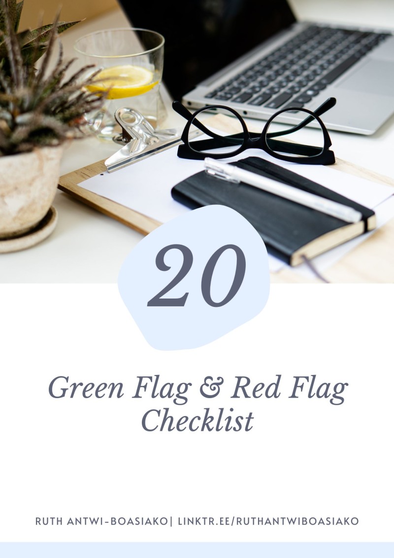 20 Redflag/Greenflag checklist