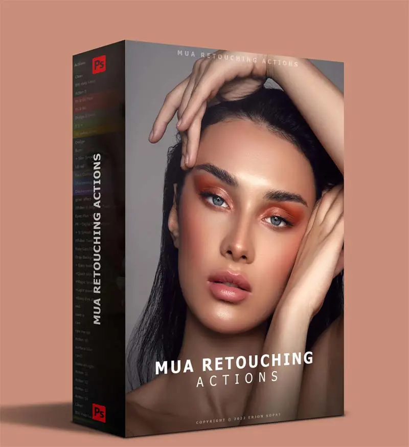 MUA Retouching Actions