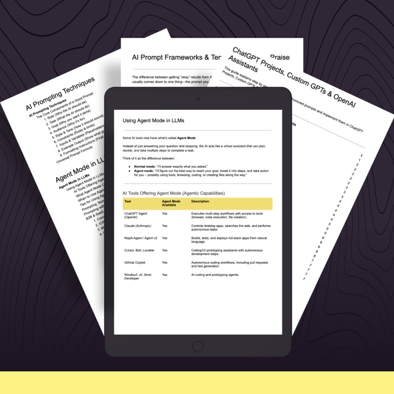 AI Prompt Frameworks & Templates for Marketers