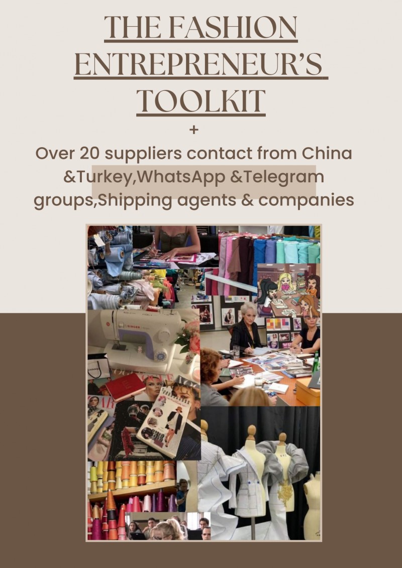The fashion entrepreneur's toolkit