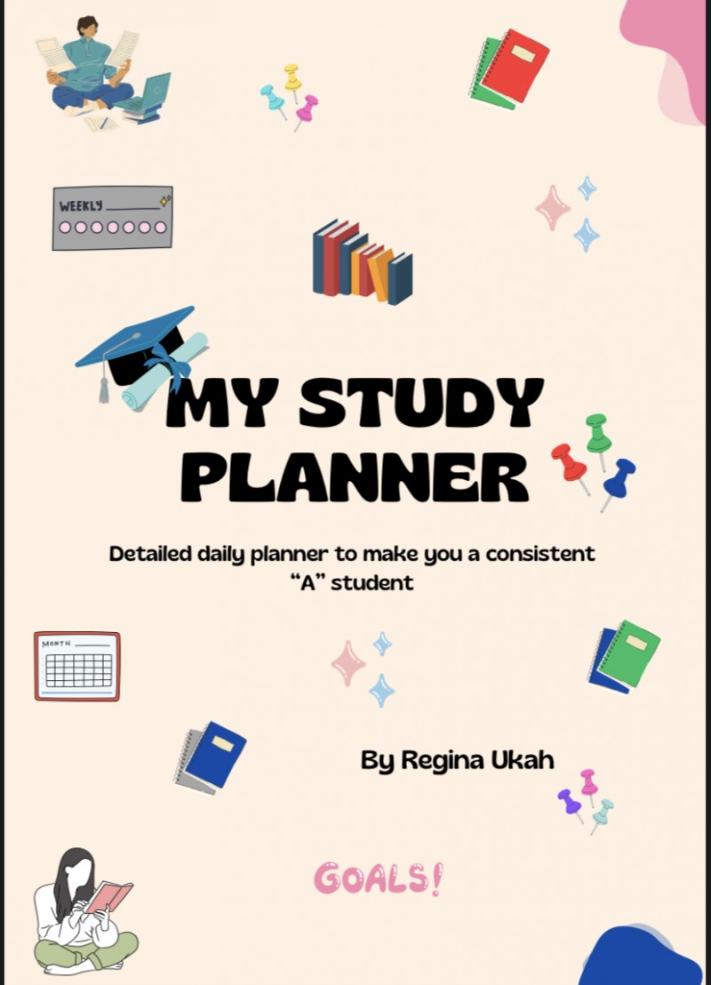My Study Planner: Detailed Daily Planner for “A” Students