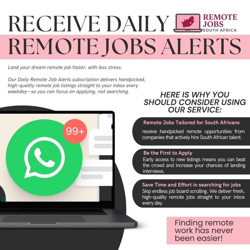 DAILY REMOTE JOB ALERTS