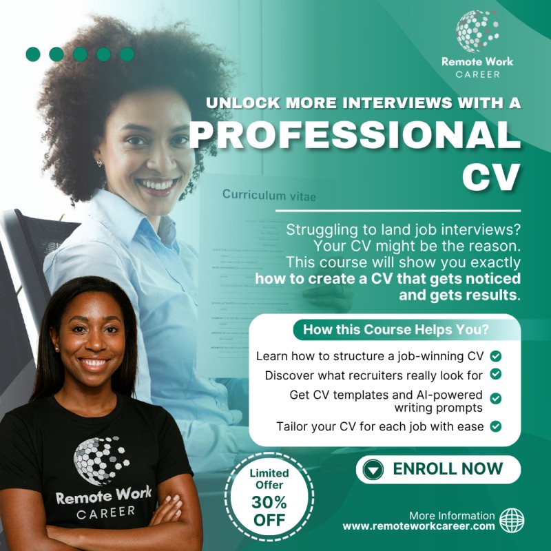 How to Create a Winning CV - That Gets You Interviews and Job Offers