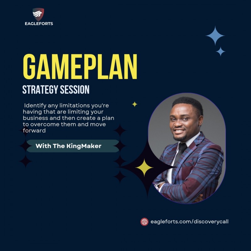 90 Minutes Gameplan Consultation with Richard Okere Jr