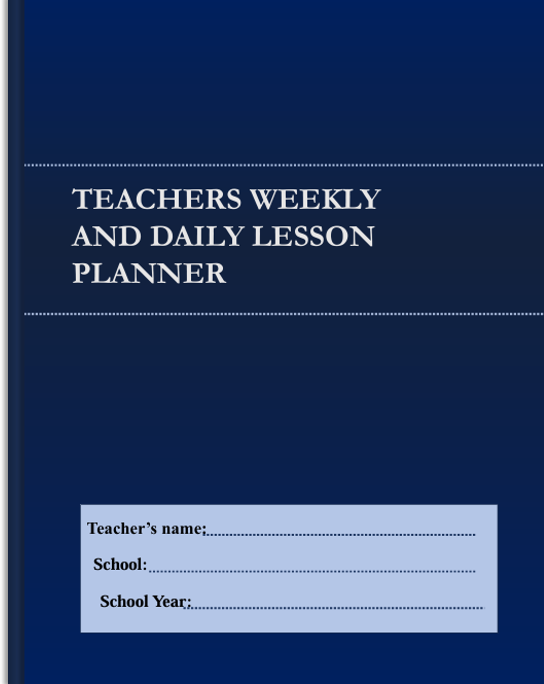 TEACHERS WEEKLY AND INDIVIDUAL LESSON PLAN TEMPLATE