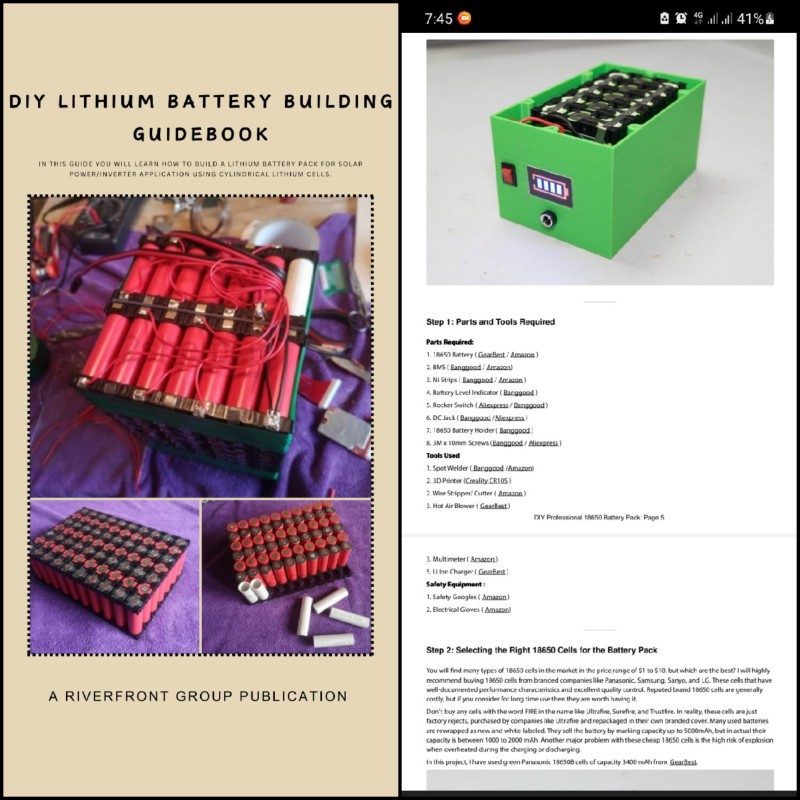Buy DIY Lithium Battery Building Guidebook (Ebook) by Riverfront Group ...