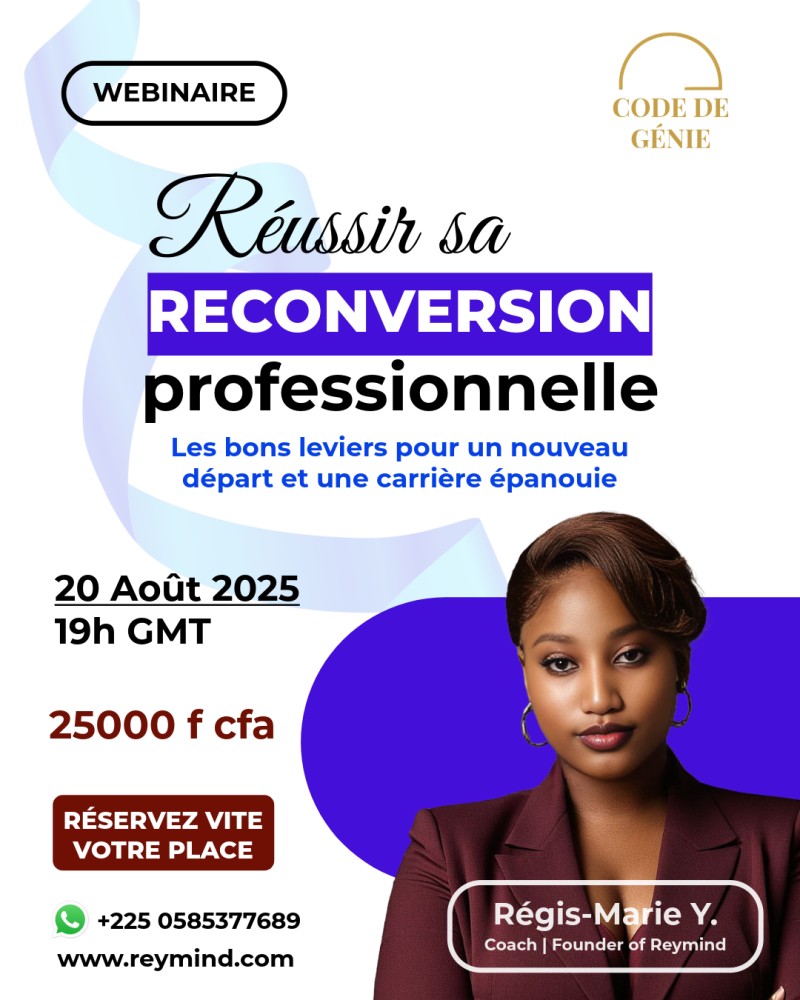 Réussir sa reconversion professionnelle | Webinaire code de génie