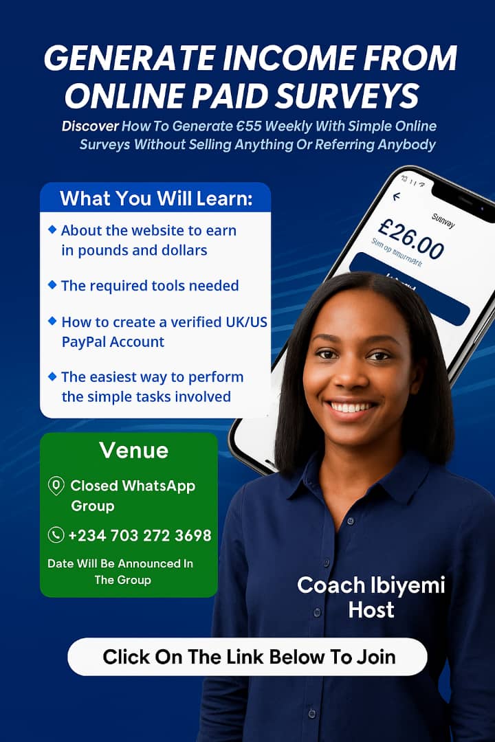 SIMPLIFIED ONLINE SURVEY GUIDE (EARN IN POUNDS)