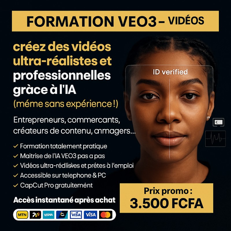 Formation création de vidéos ultra-pro grâce à l'IA VEO3 (même sans expérience !)