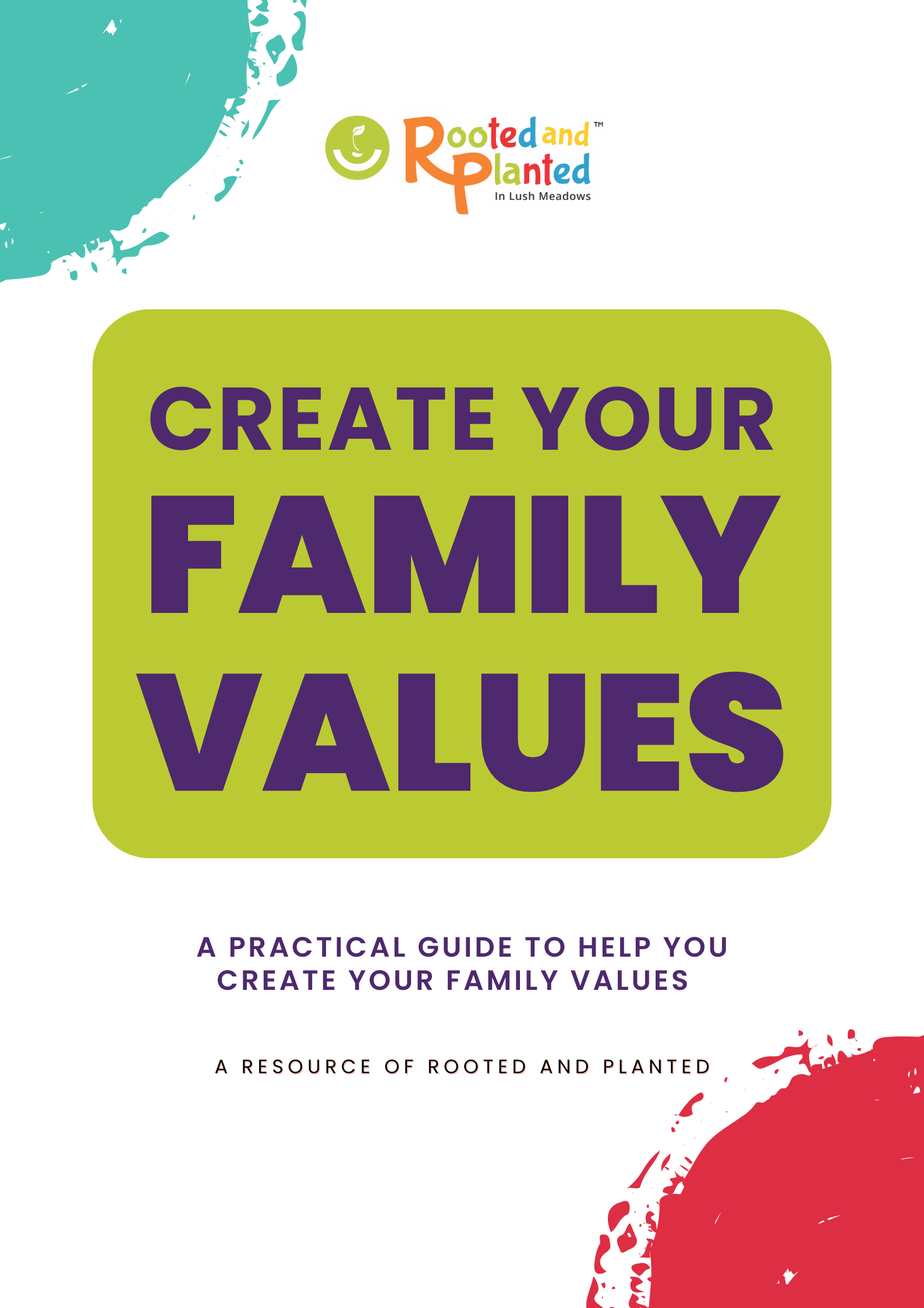 Create your Family Values - a Practical Guide for Families